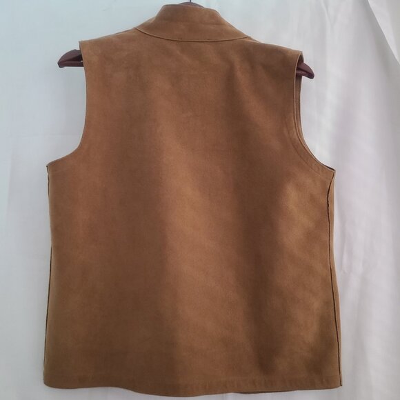 RALPH LAUREN Tan Suede Vest - Picture 2 of 3
